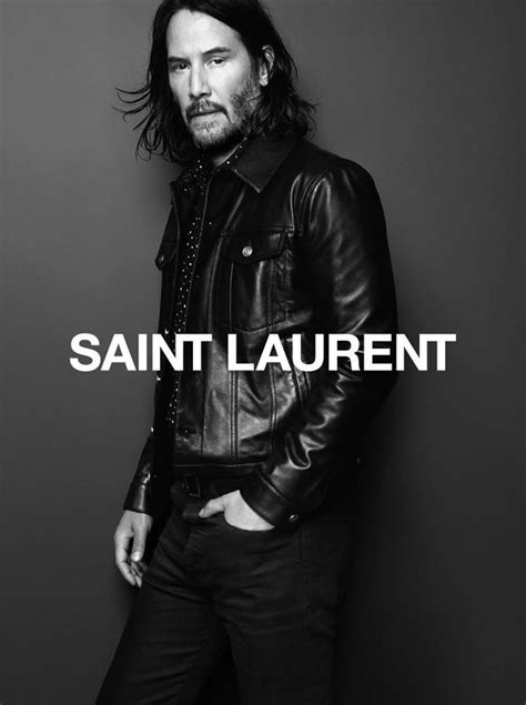 keanu reeves ysl model|keanu slimane.